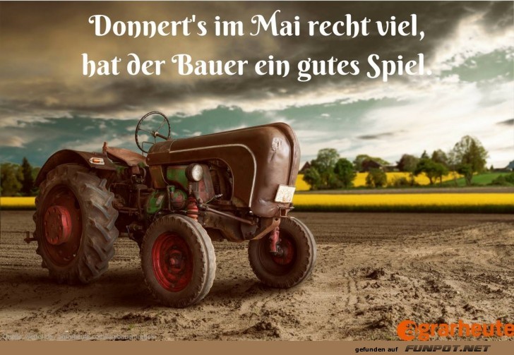 Bauernspruch Mai