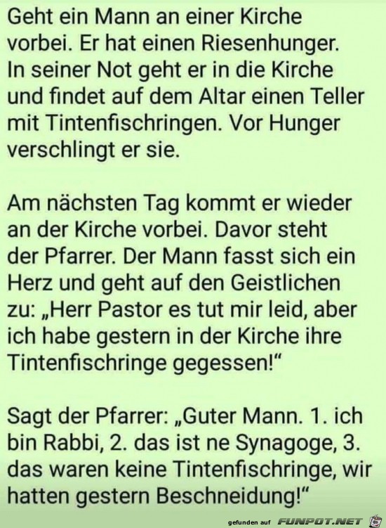 geht ein Mann an einer Kirche vorbei..... geht ein Mann an einer Kirche vorbei.....