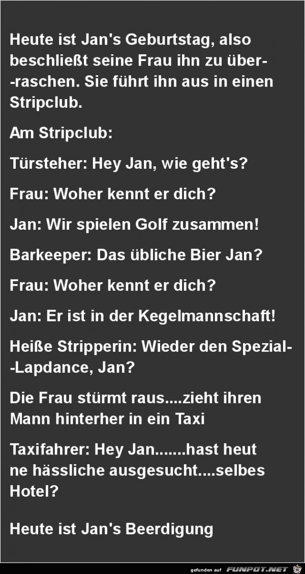 heute ist Jan´s Geburtstag heute ist Jan´s Geburtstag