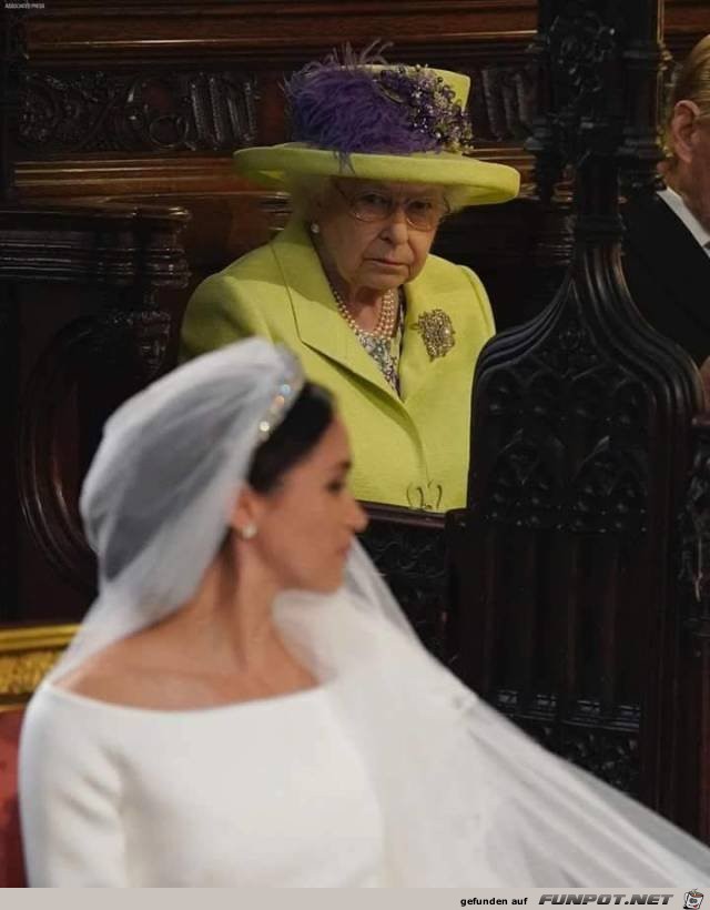 The Queen is not amused