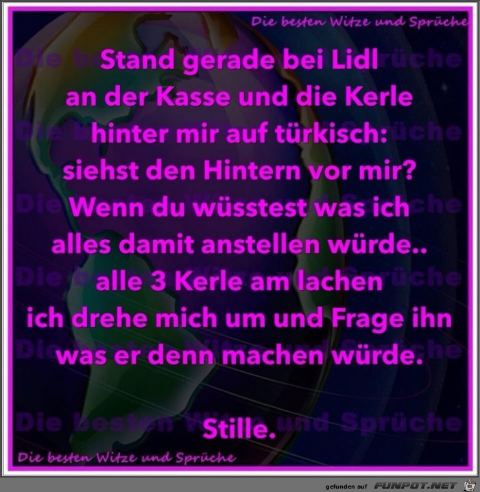 Bei LIDL an der Kasse Bei LIDL an der Kasse