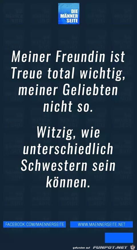 Treue ist wichtig