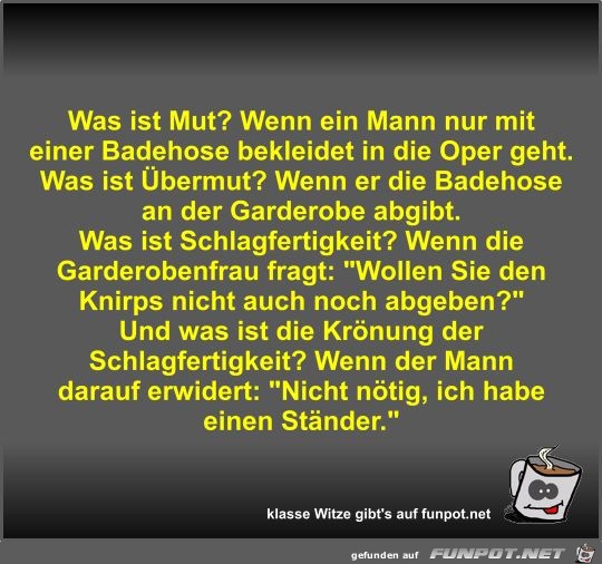 Was ist Mut?