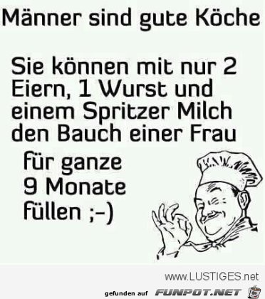 Männer sind gute Köche Männer sind gute Köche
