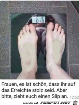 zieht euch einen Slip an 