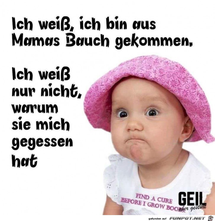 Ich weiß... Ich weiß...