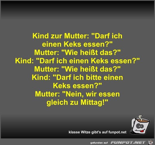 Kind zur Mutter