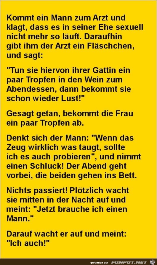 kommt ein Mann zum Arzt,.... kommt ein Mann zum Arzt,....