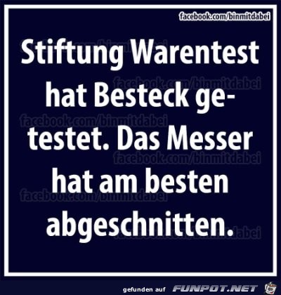 Besteck-Test