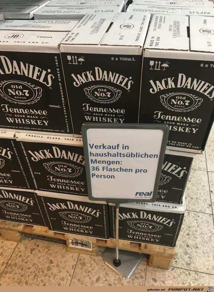 Haushaltsübliche Mengen Haushaltsübliche Mengen