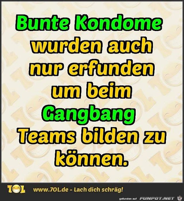 Bunte Kondome