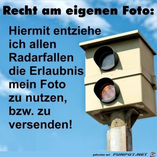 Recht um eigenes Foto....