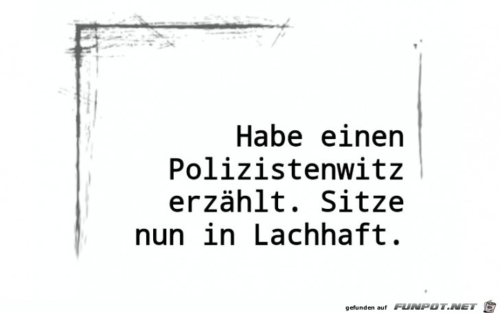 Polizisten-Witz