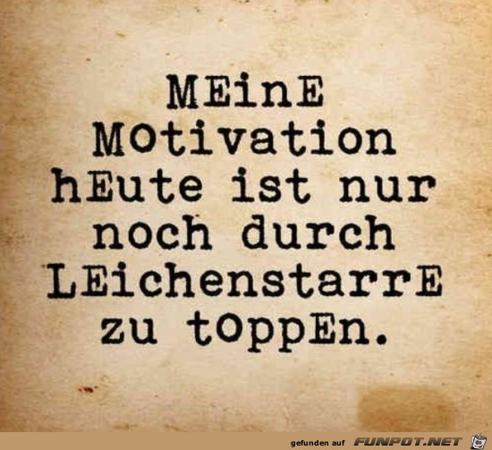 Meine Motivation