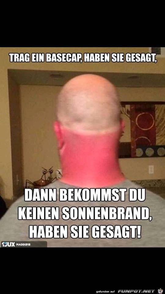 Trag ein Basecap Trag ein Basecap