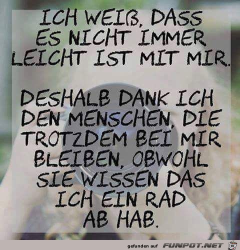 Nicht immer leicht mit mir Nicht immer leicht mit mir