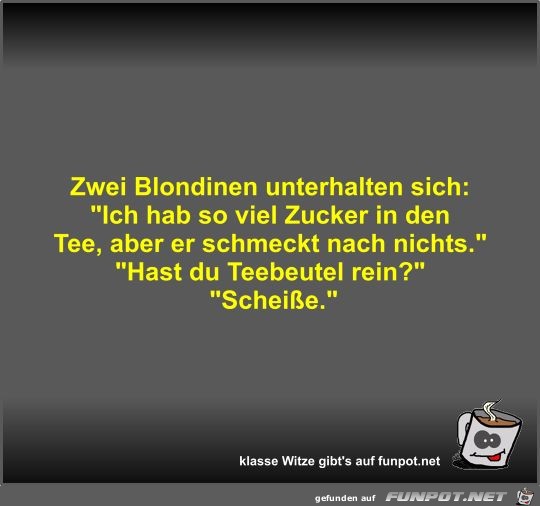 Zwei Blondinen unterhalten sich Zwei Blondinen unterhalten sich