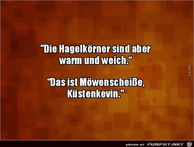 Weiche Hagelkörner Weiche Hagelkörner