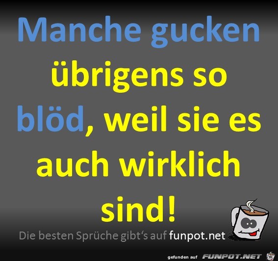 Blöd gucken Blöd gucken