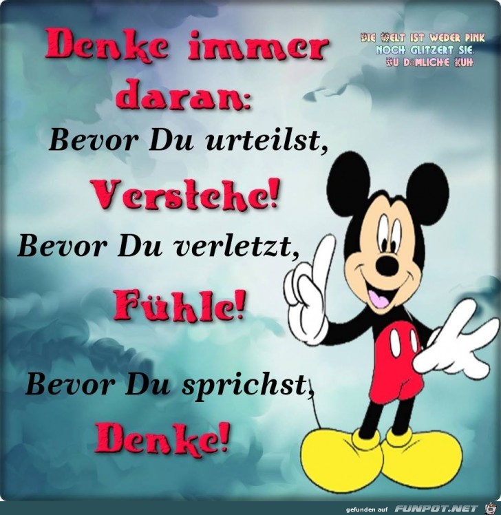 Denke immer daran