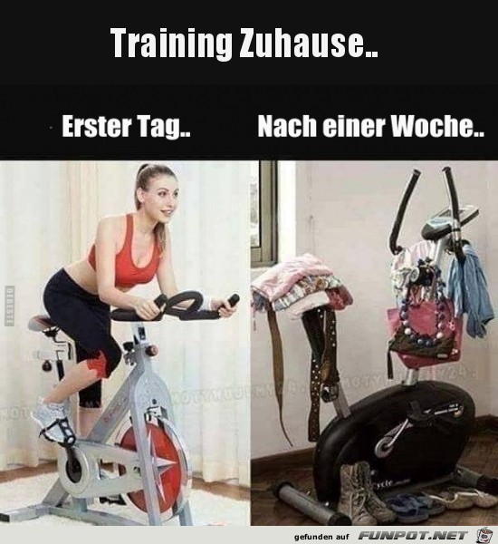 So sieht Training aus