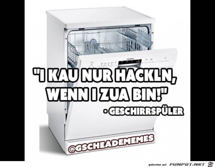 i kau nur hackln i kau nur hackln