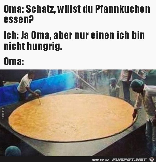 Essen bei Oma