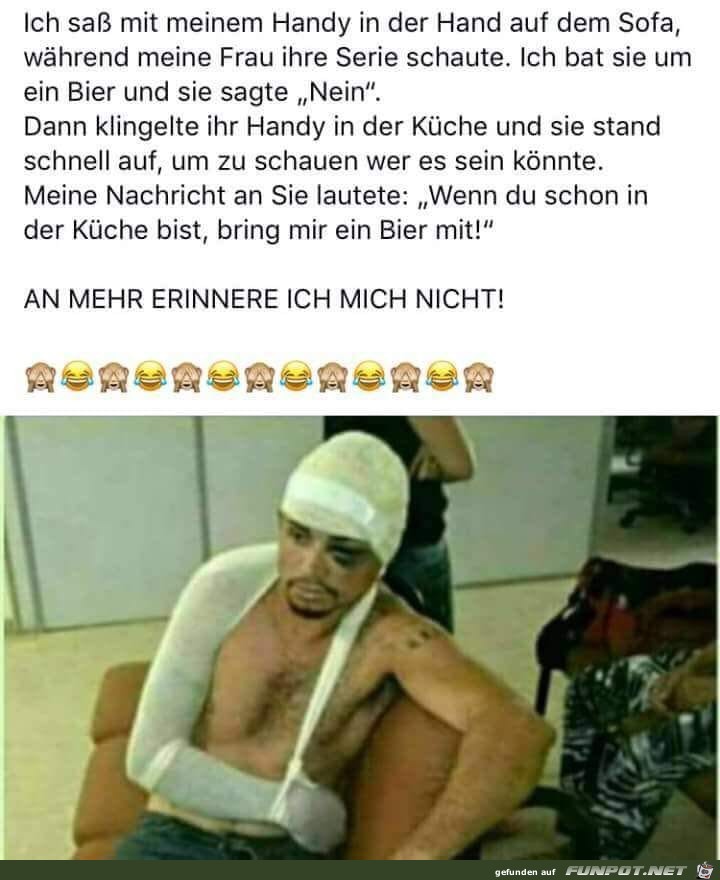 Die Bitte um ein Bier... Die Bitte um ein Bier...