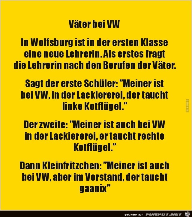 Väter bei VW... Väter bei VW...