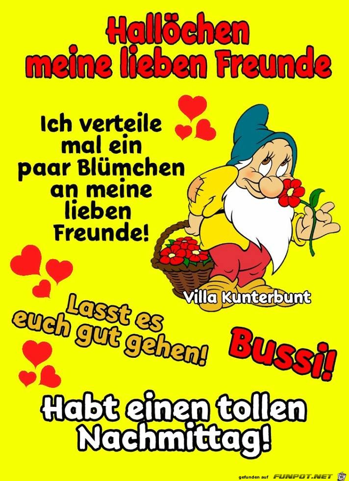 Halloechen meine lieben Freunde