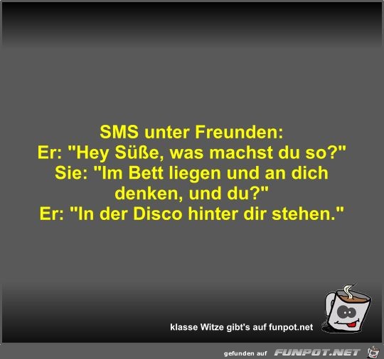 SMS unter Freunden