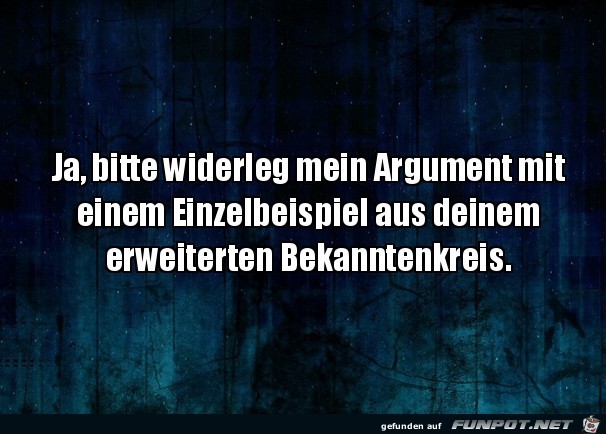 Mein Argument