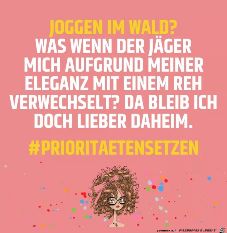 Joggen im Wald Joggen im Wald