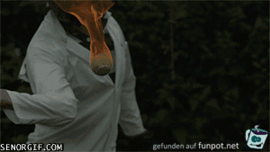Der brennende Tennisball Der brennende Tennisball