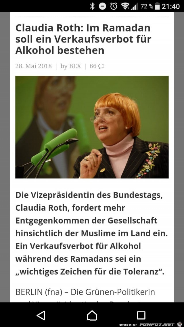 Claudia Roth: Im Ramadan