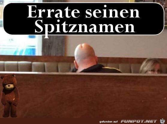 Errate seinen Spitznamen