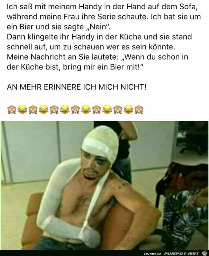 Besser die Frau nicht verarschen...