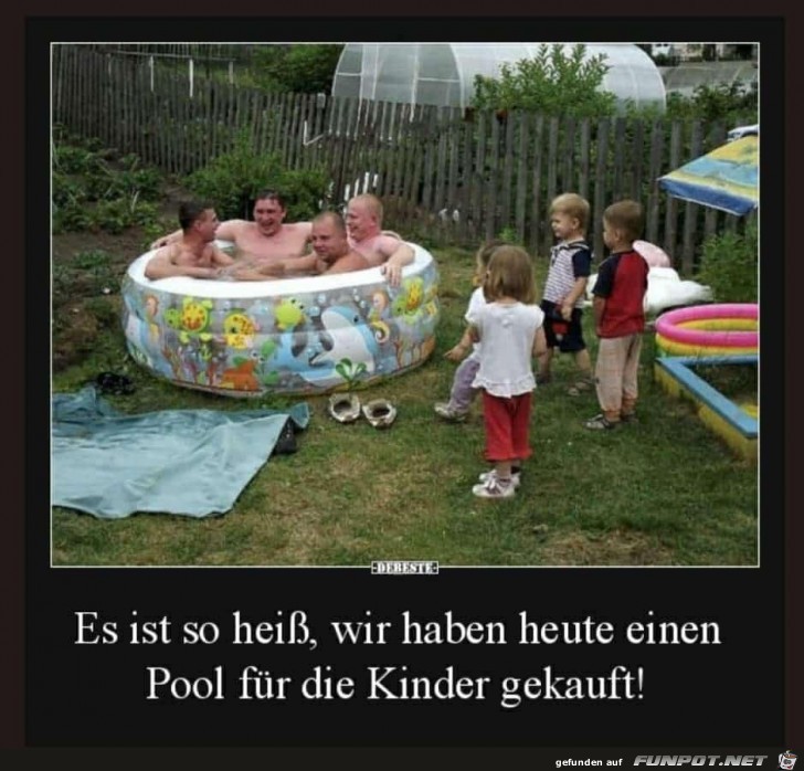 Pool für die Kinder gekauft... Pool für die Kinder gekauft...