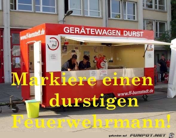 Durstiger Feuerwehrmann Durstiger Feuerwehrmann