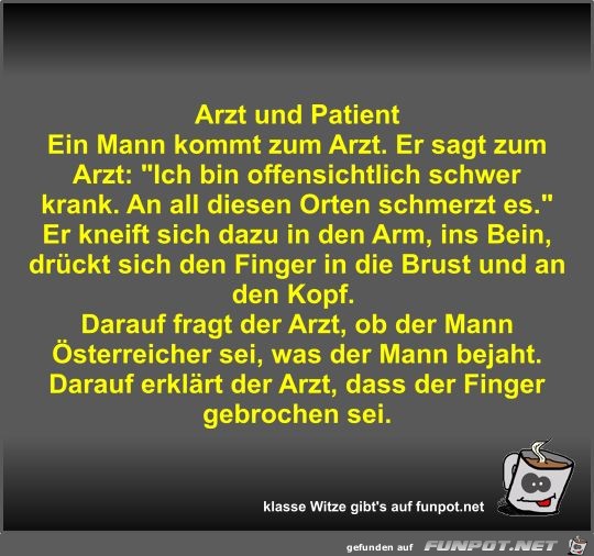 Arzt und Patient