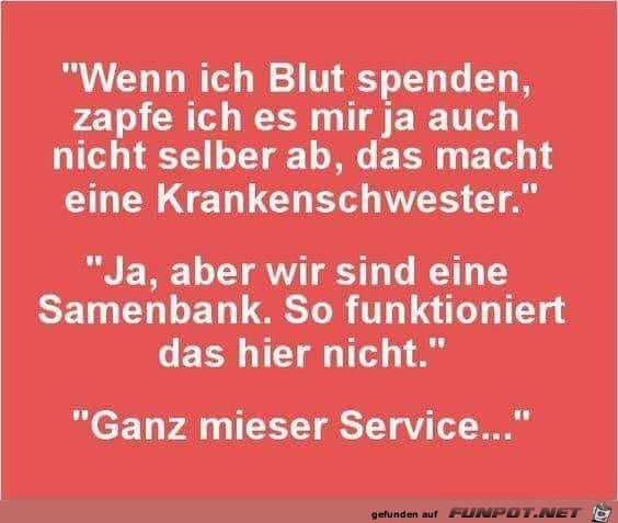 Blut spenden vs Samenbank Blut spenden vs Samenbank
