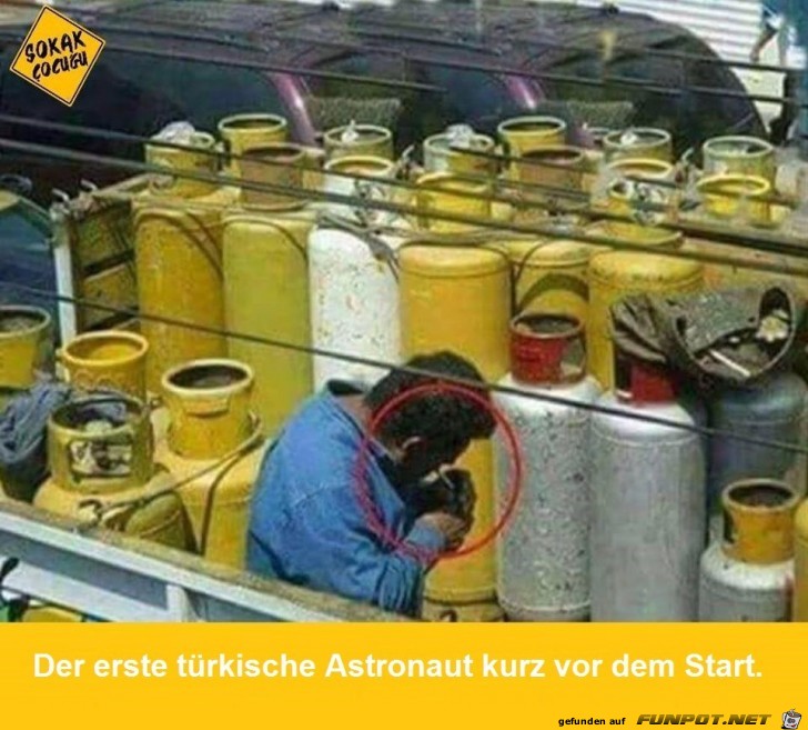 Erster trkischer Astronaut...