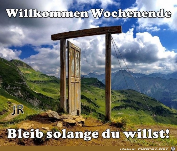 Willkommen Wochenende