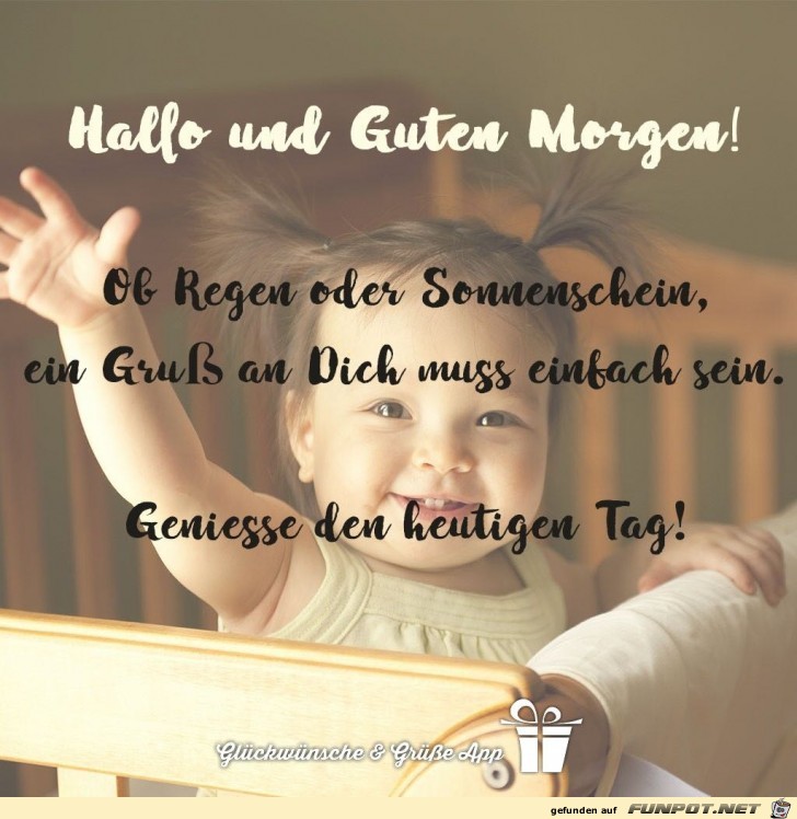 hallo und guten Morgen