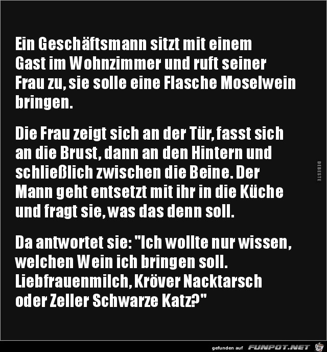 welcher Wein soll´s denn sein?... welcher Wein soll´s denn sein?...