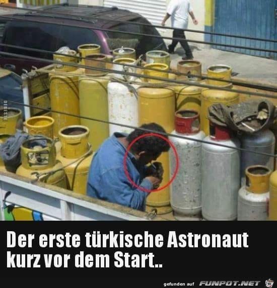 Der erste trkische Astronaut