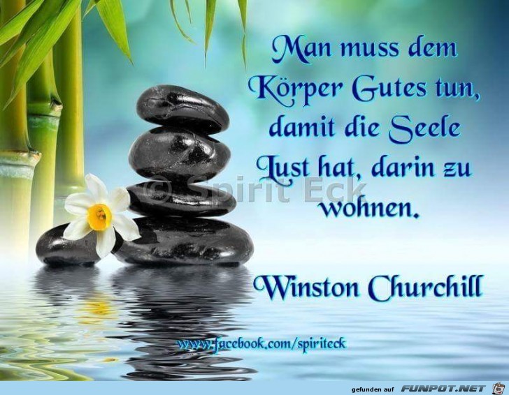 man muss dem Koerper man muss dem Koerper