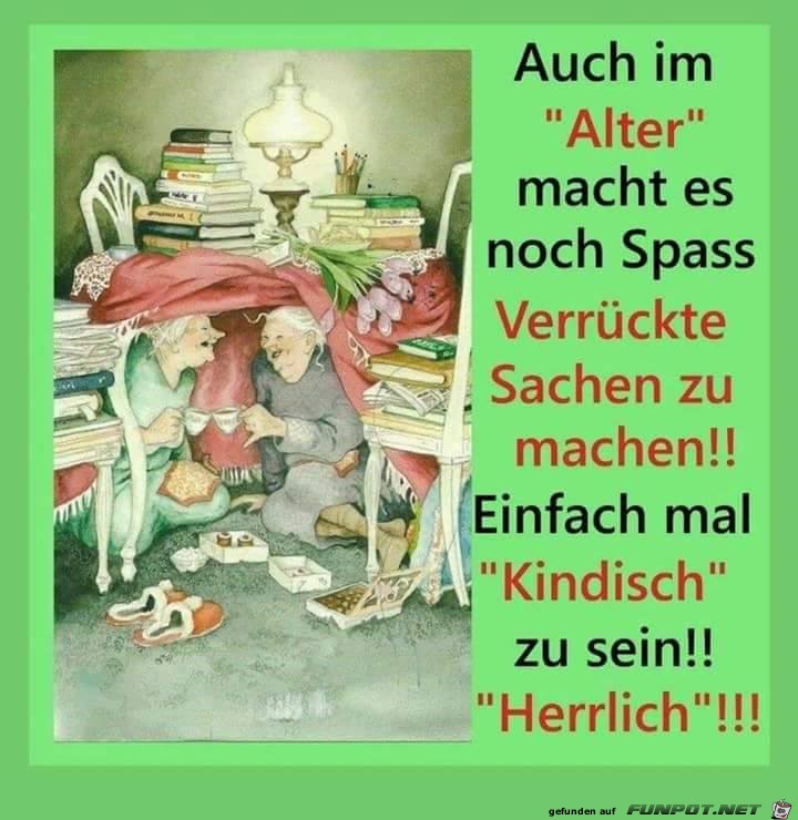 Auch im Alter