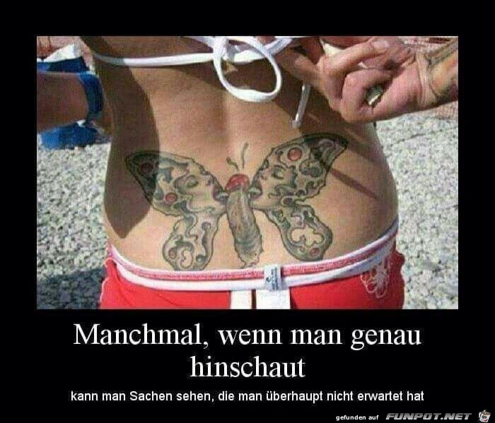 Wenn man genau hinschaut.... Wenn man genau hinschaut....