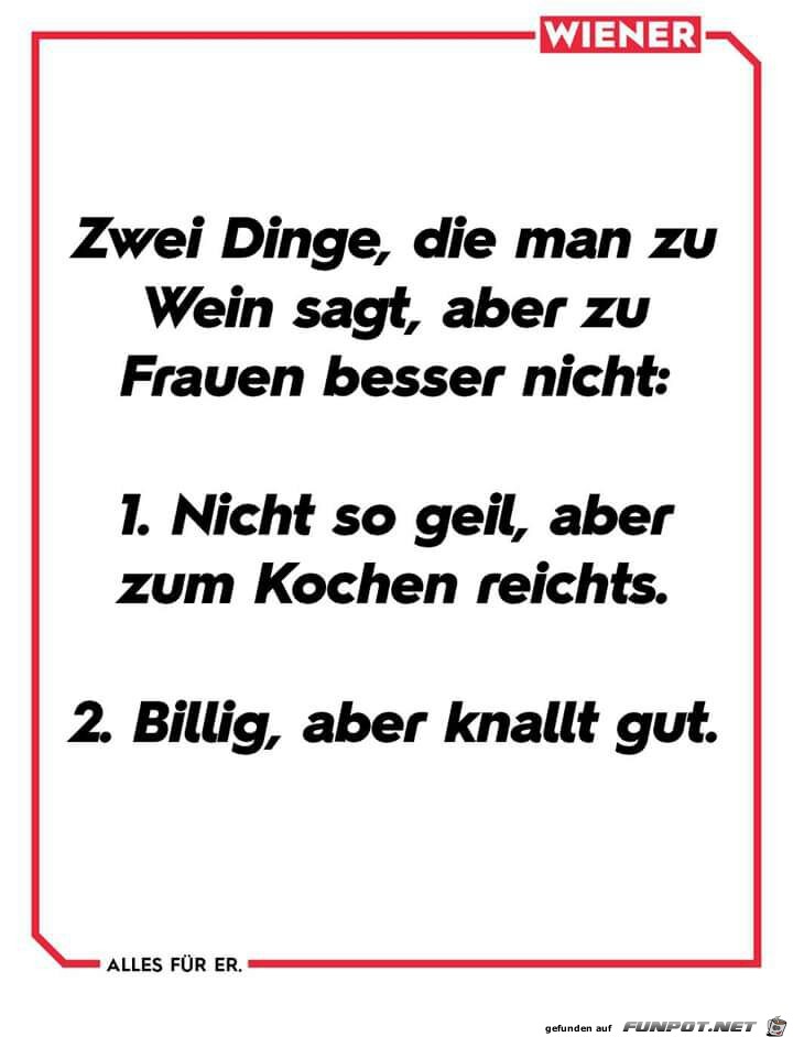 nicht zu Frauen